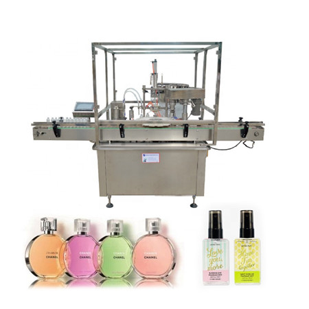Kuuma müügi parfüümõli vedelate pudelite täitmise pakkimismasin / lõhnaainete salvi täiteaine