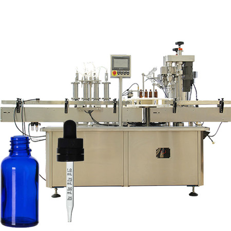 Automaatne puuviljamahla vesi lemmikloomapudeli joogi vedeliku täitmise pakkimine villimispakendite masin
