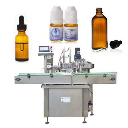 Automaatne CBD õlitinktuuride täitmise korgimasin YB-YX4 30 ml eeterlike õlide tilgutipudelite täitmismasin