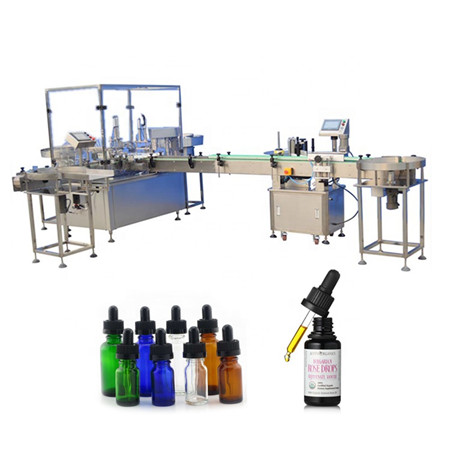 JB-YG4 mahla vedeliku täitmise tootmisliin 250 ml 500 ml joogi plastpudelite täitmise ja korkimise masin