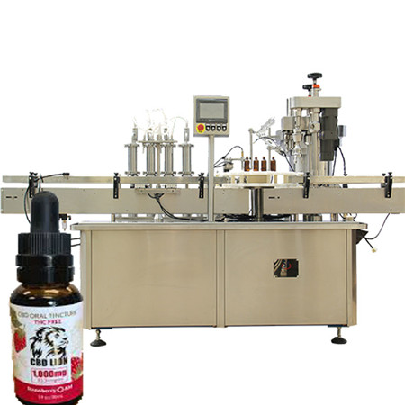 5 ml / 10 ml / 30 ml / 50 ml või kohandatud viaal / väikesemahuline pudeli vedela õli tinktuuri täitmismasin