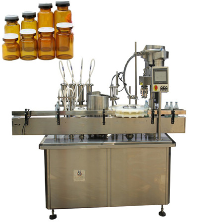 Farmatseutiliste klaaspudelite ampullide täitmise ja sulgemise masin, vedelike täitmise ja sulgemise masina viaali täitmise masin