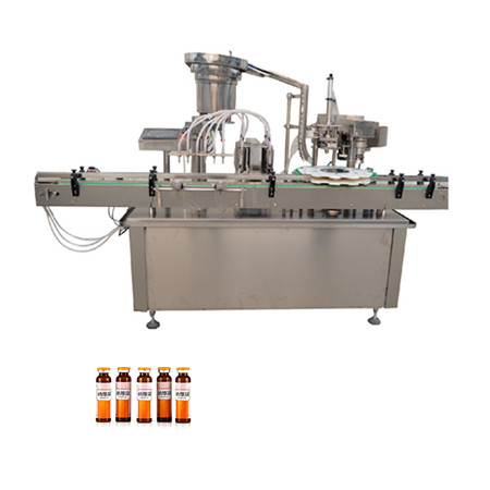 Automaatne pöörleva vedelvee 8 peaga toiduvalmistamise oliiviõli pudelitäitmise masin